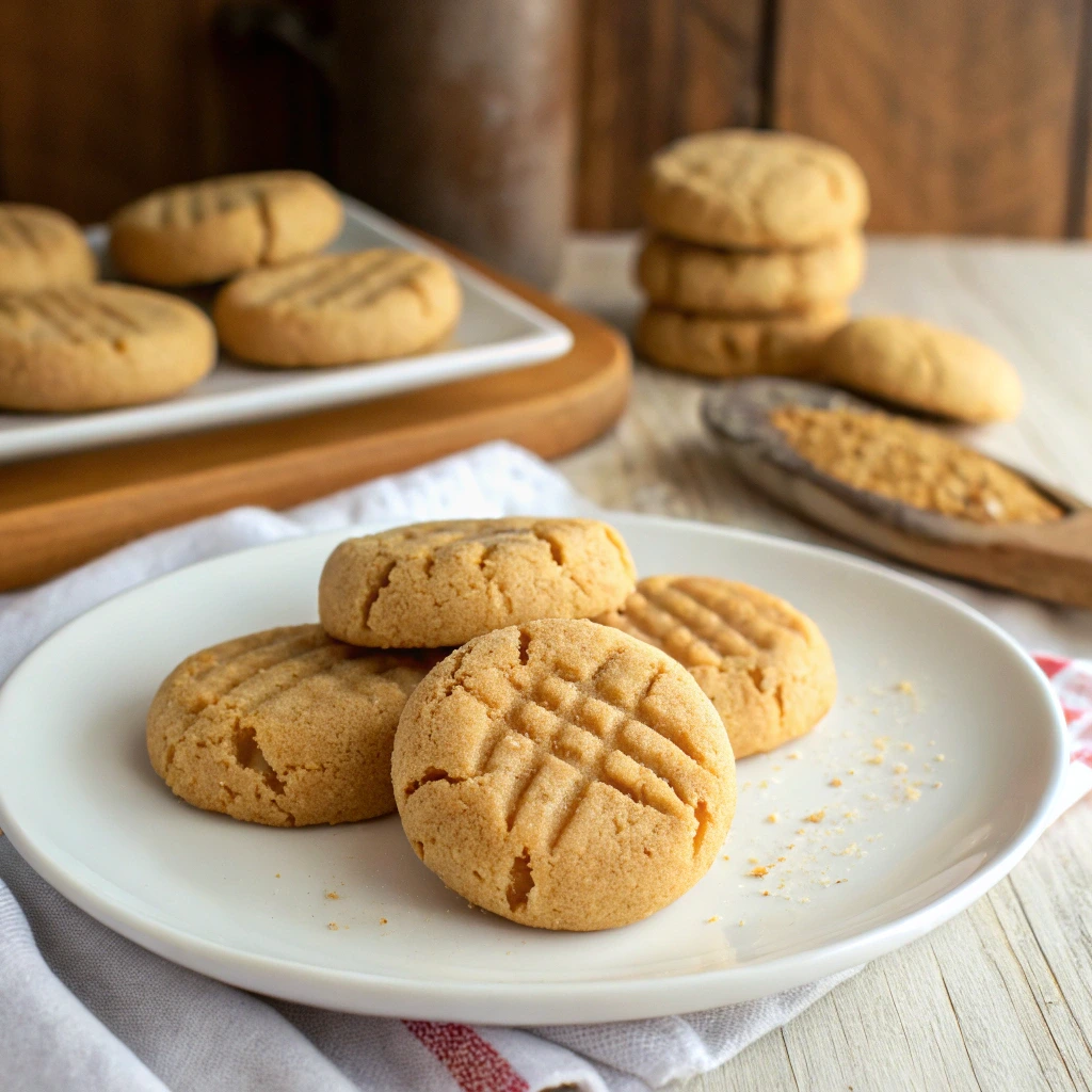 3-Ingredient Peanut Butter Cookies
