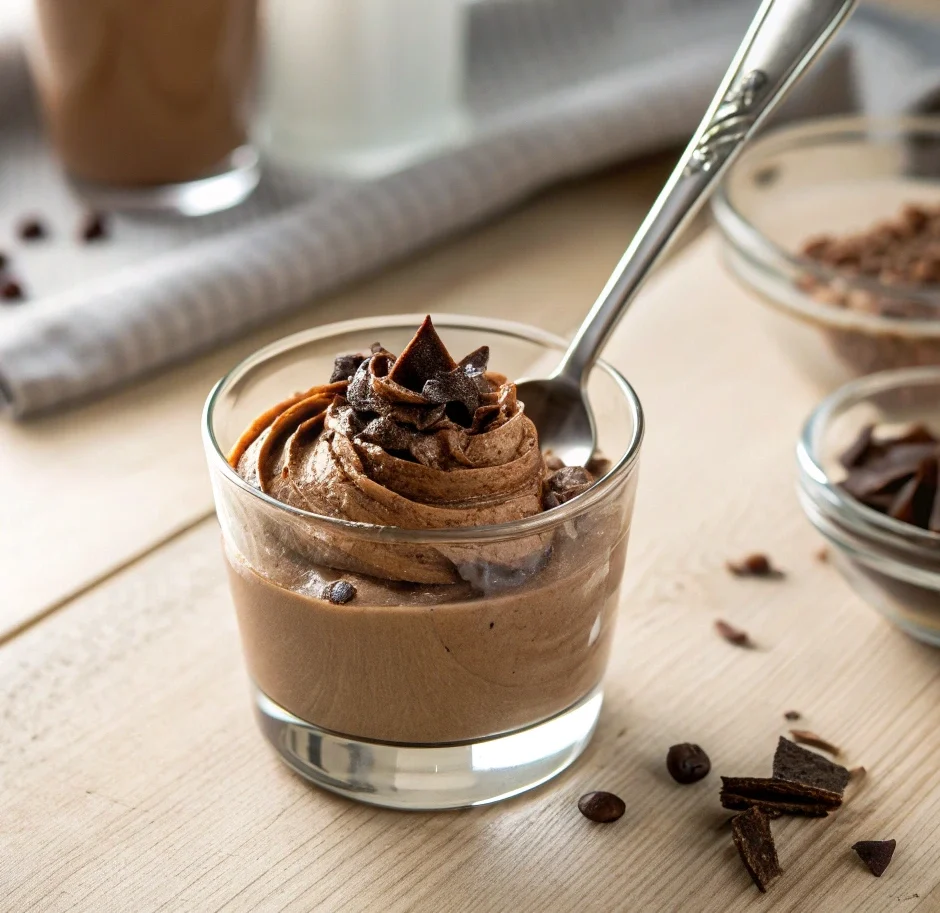 Quick chocolate mousse