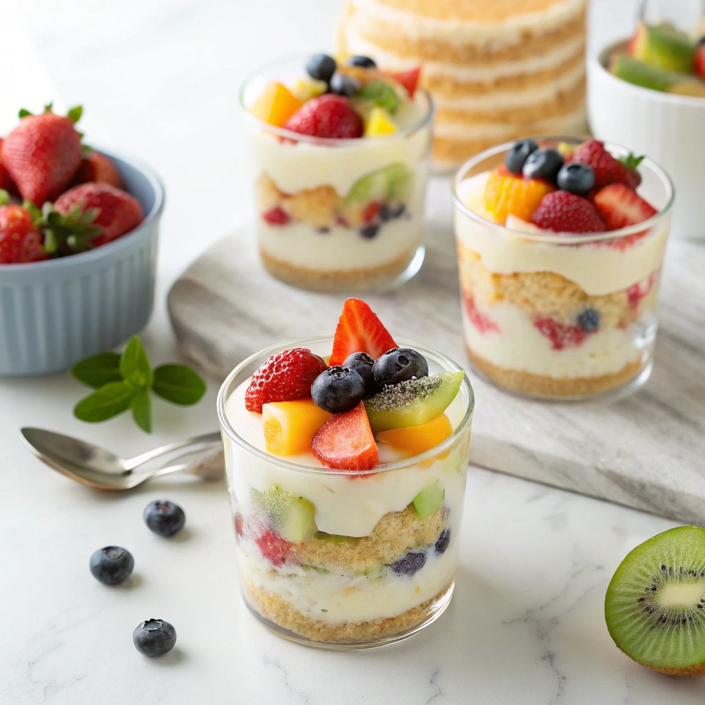 Mini Fruit Trifle Cups