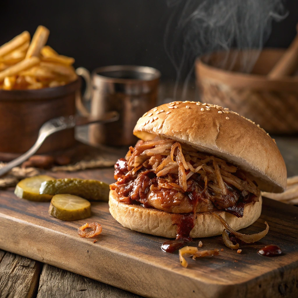 Pulled BBQ Chicken Sandwich