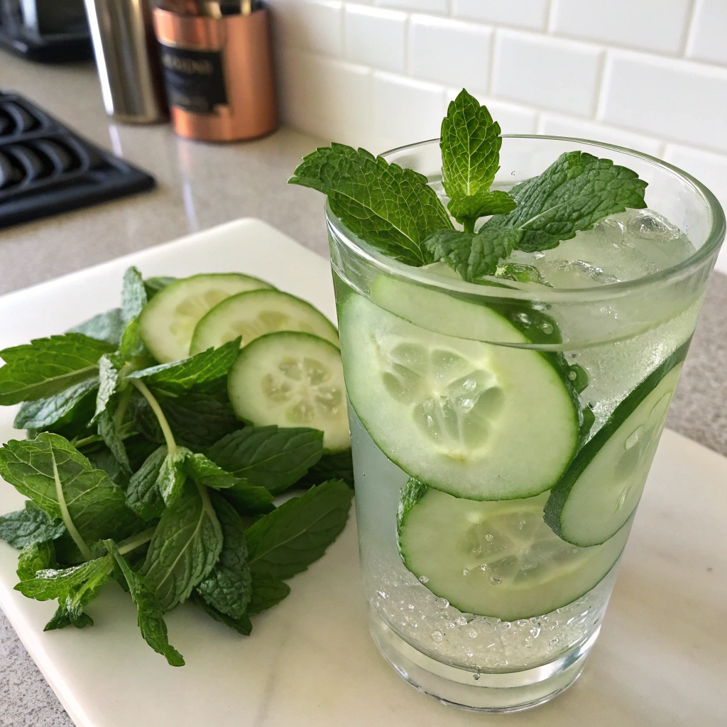 Cucumber Mint Water