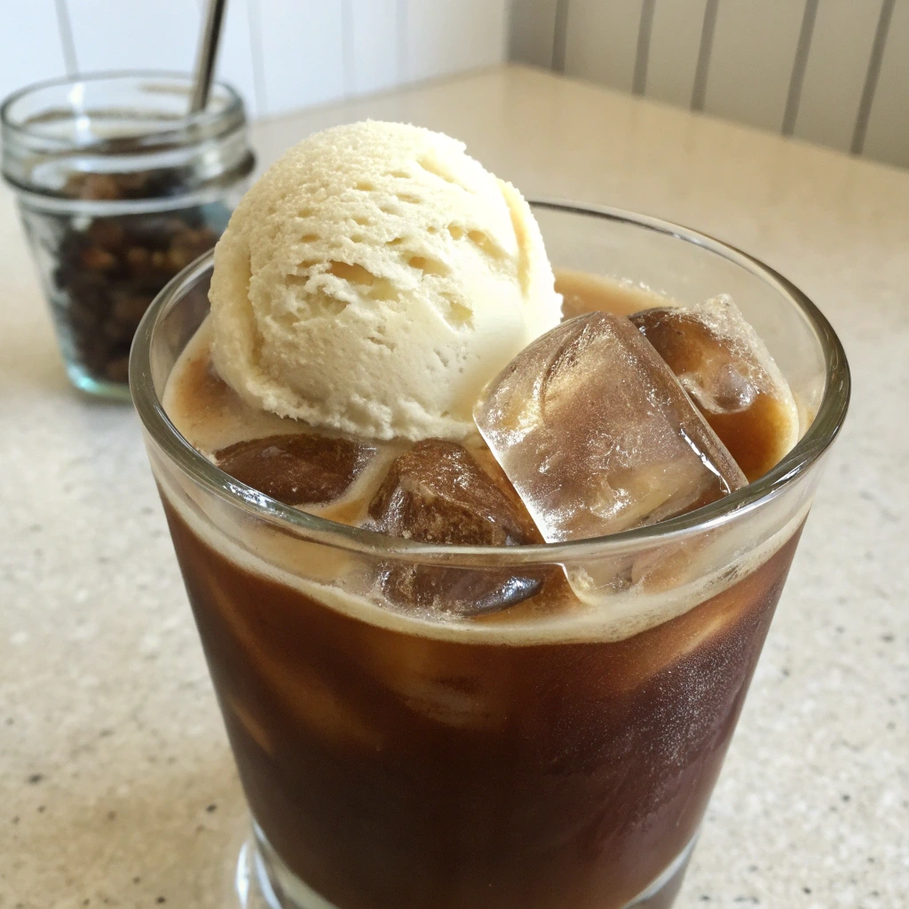 Iced Coffee with Ice Cream