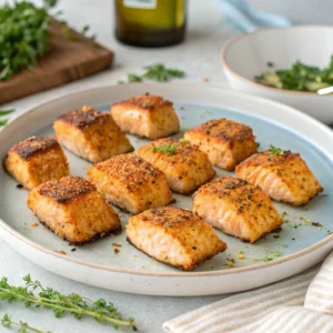 Air Fryer Salmon Bites