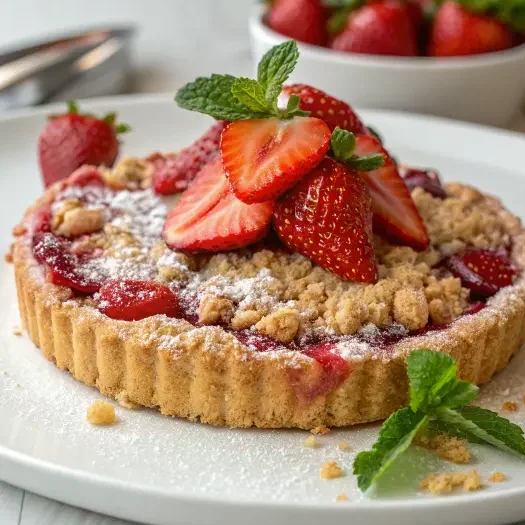 Strawberry Crumble