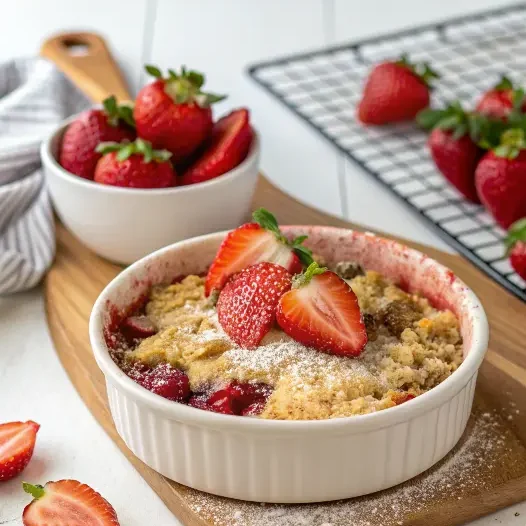 Strawberry Crumble