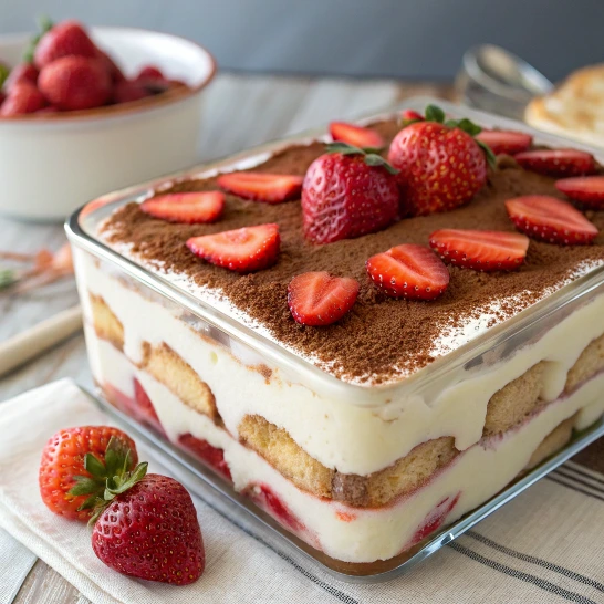 Strawberry Tiramisu