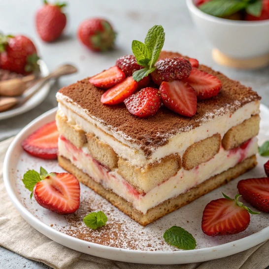 Strawberry Tiramisu