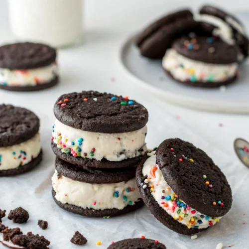 Oreo Ice Cream Sandwiches