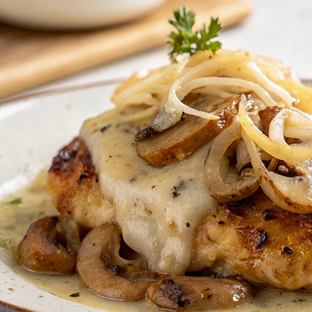 Texas Roadhouse Smothered Chicken with Jack Cheese