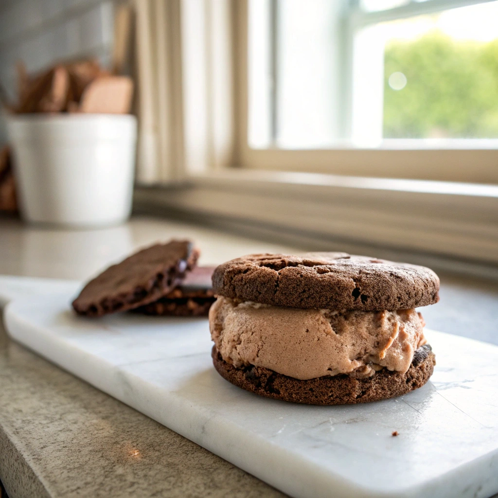 Chocolate Ice Cream Sandwiches