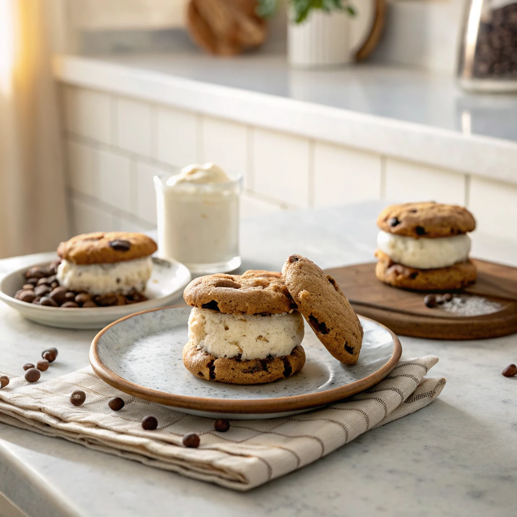 Ice Cream Cookie Sandwiches