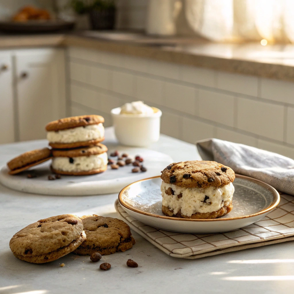 Ice Cream Cookie Sandwiches