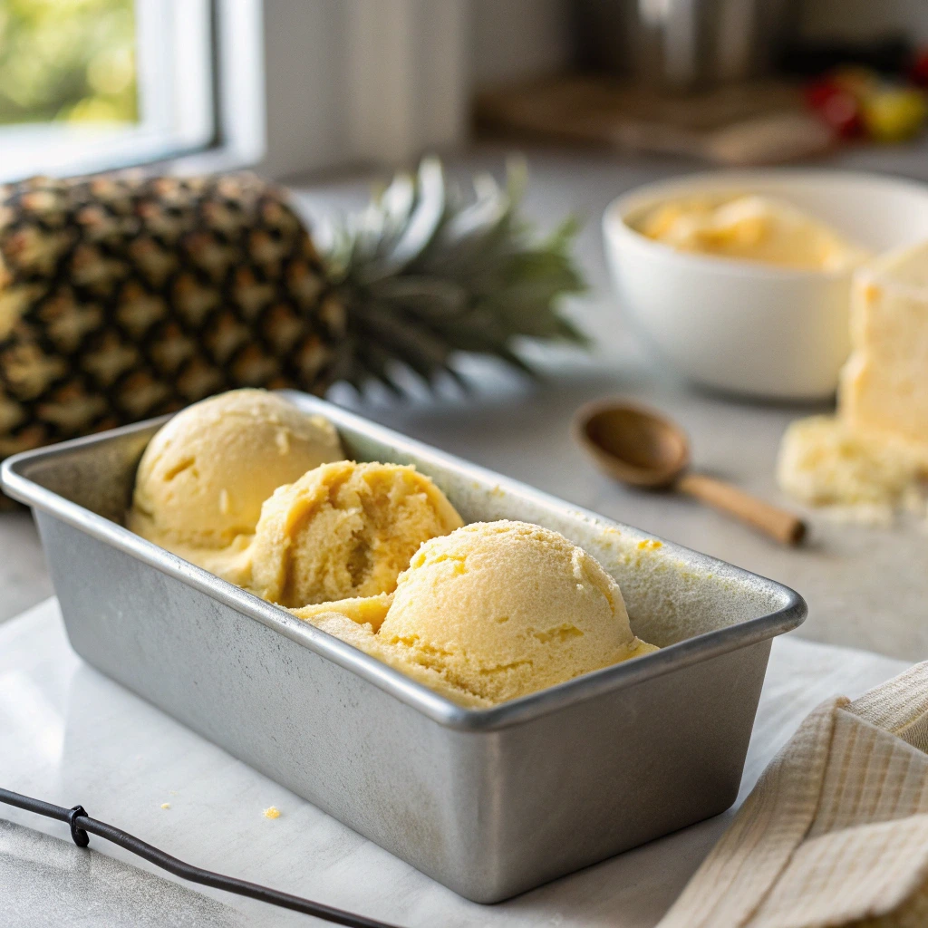 Pineapple Ice Cream