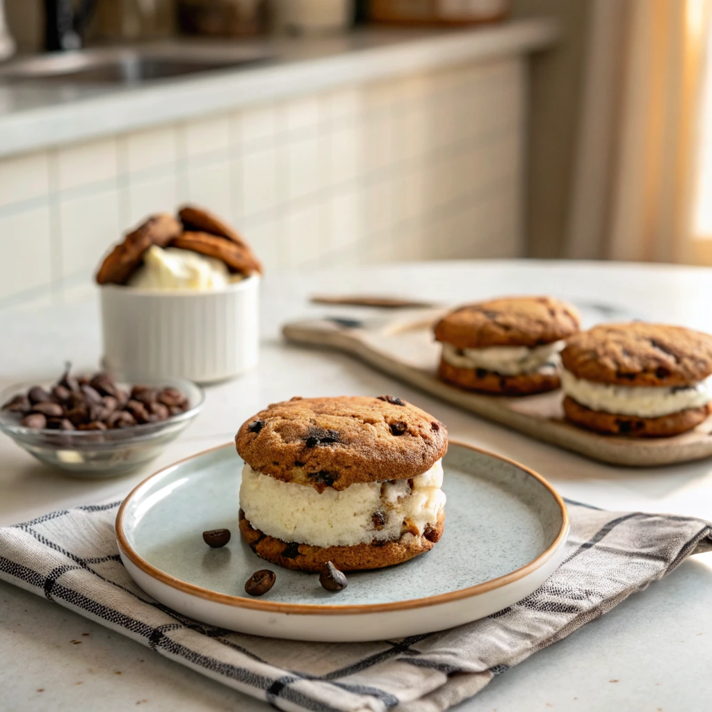 Ice Cream Cookie Sandwiches