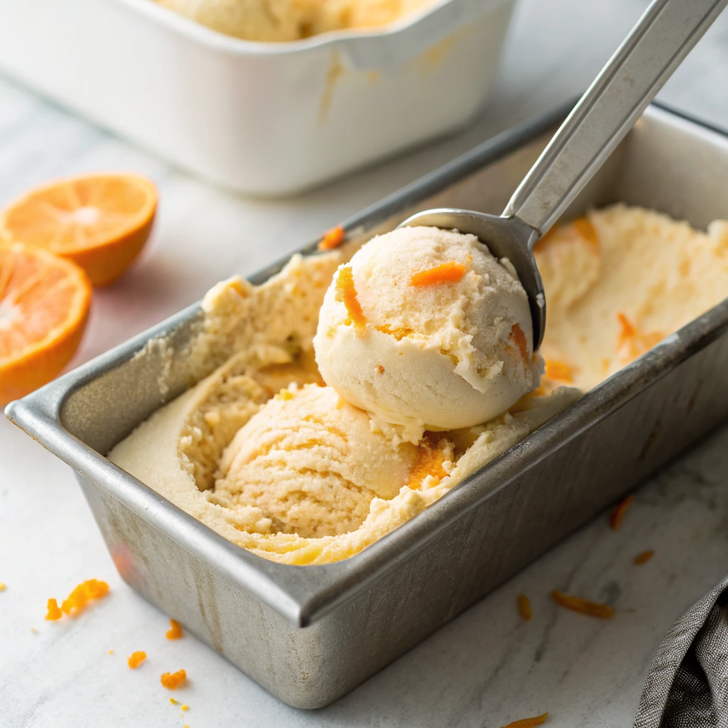 Orange Creamsicle Dream Ice Cream