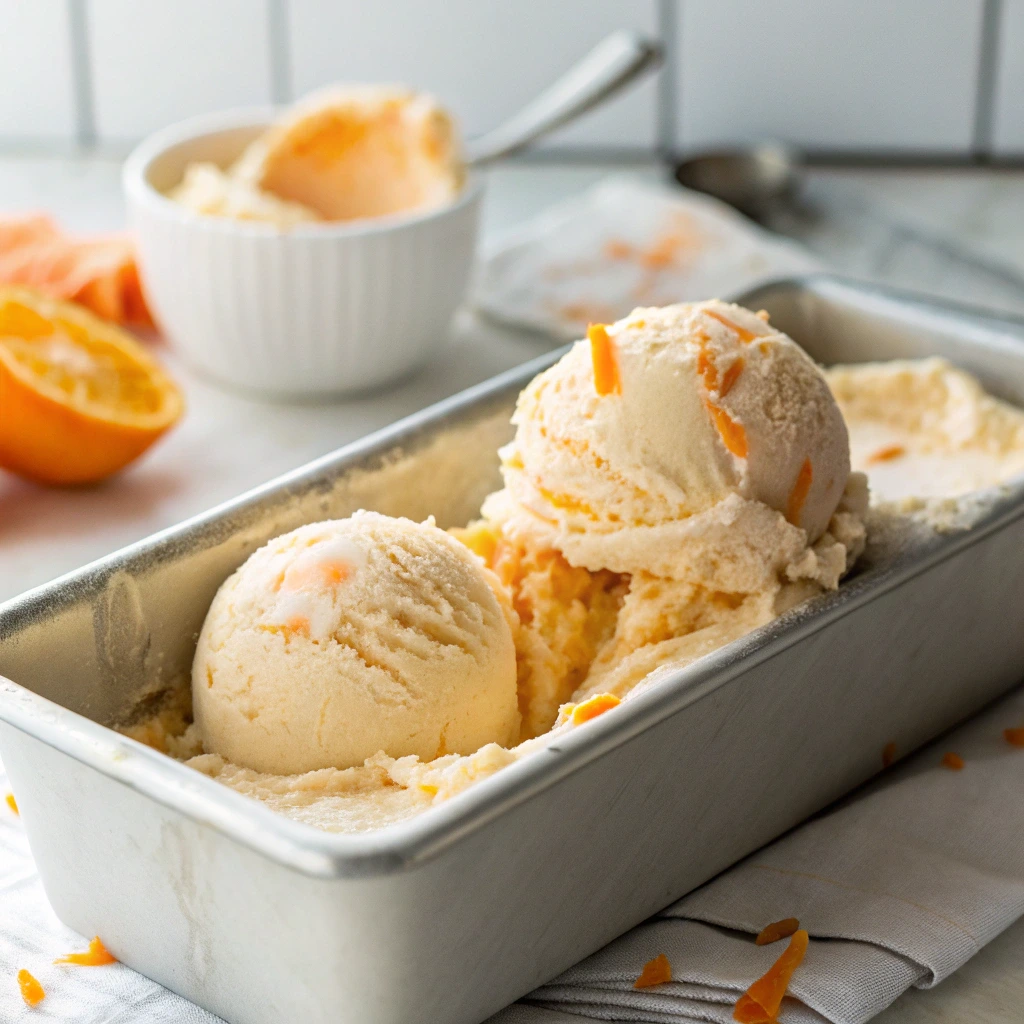 Orange Creamsicle Dream Ice Cream
