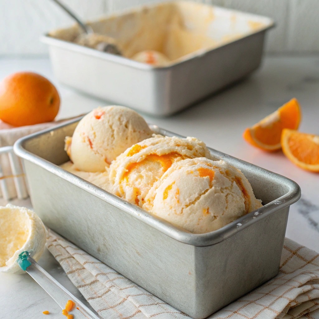Orange Creamsicle Dream Ice Cream