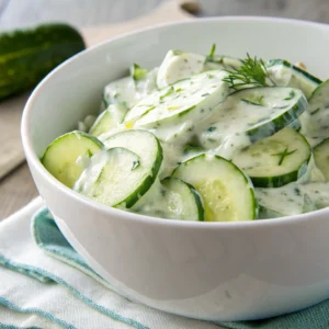 Creamy Cucumber Salad