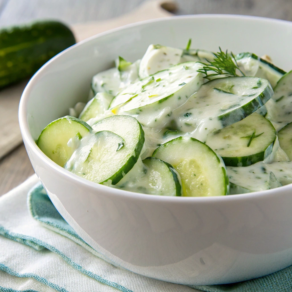 Creamy Cucumber Salad