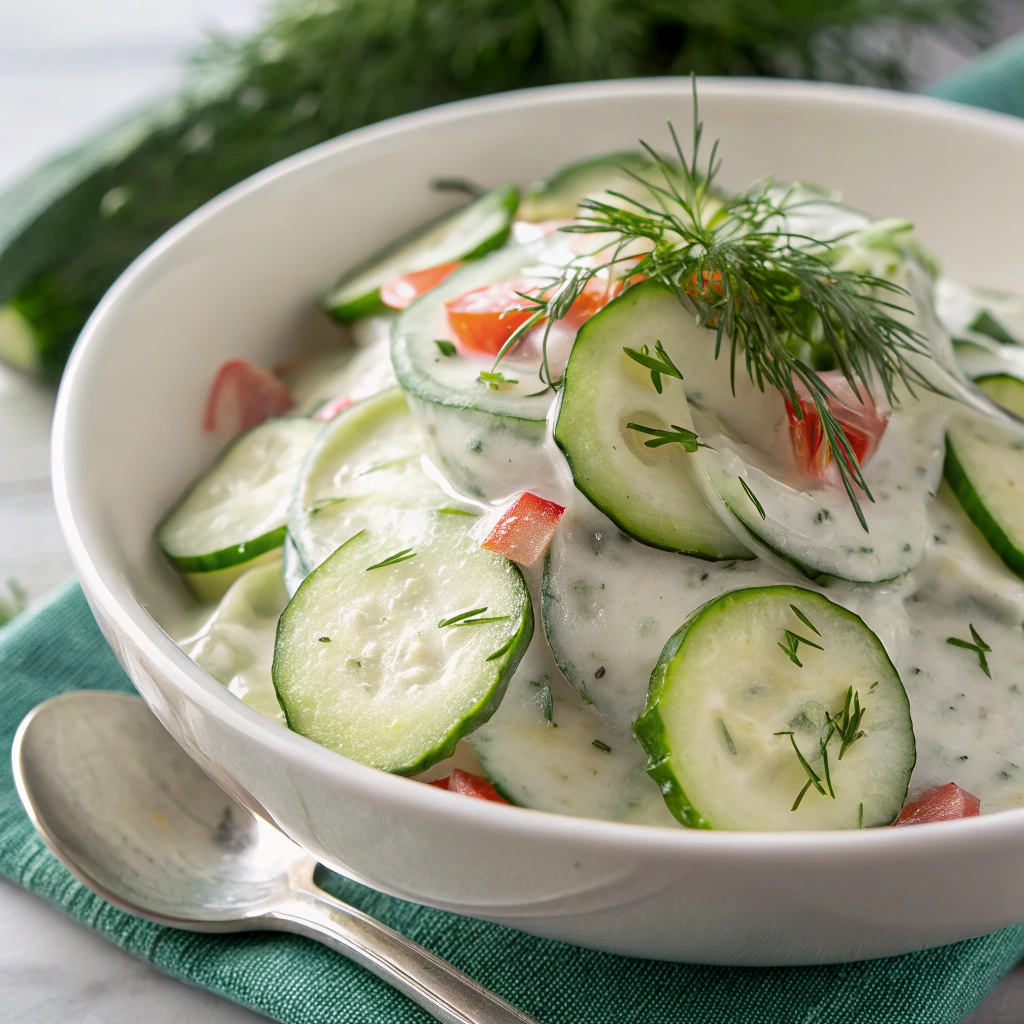 Creamy Cucumber Salad
