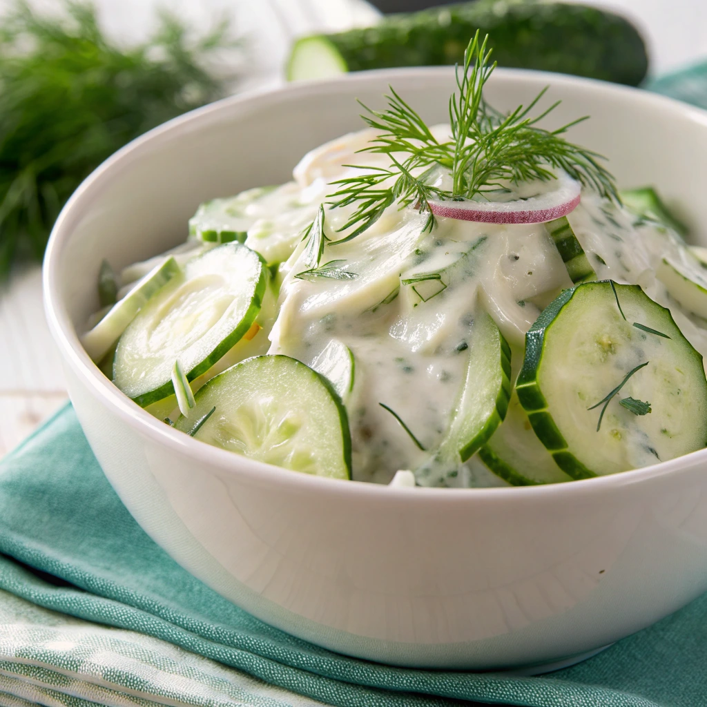 Creamy Cucumber Salad