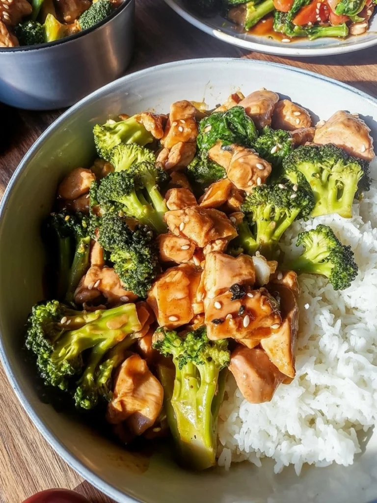 Chicken and Broccoli Stir Fry