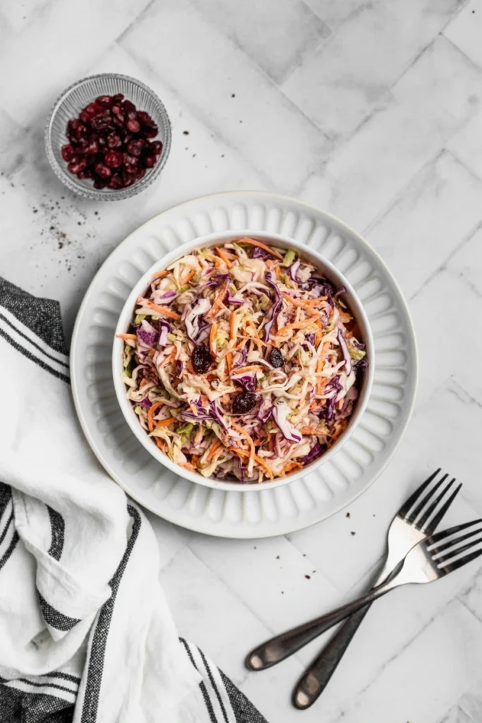 Apple Cranberry Coleslaw