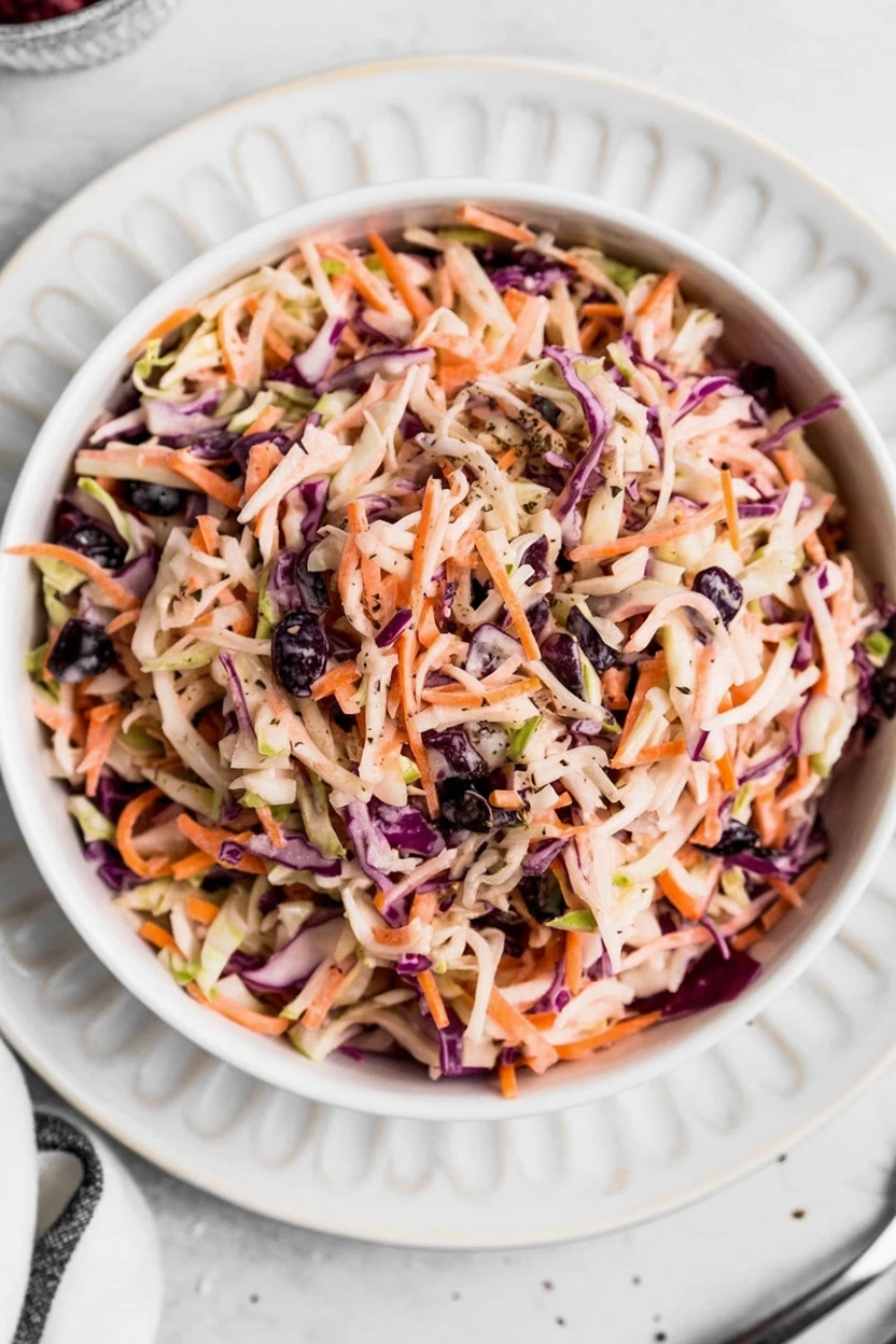 Apple Cranberry Coleslaw