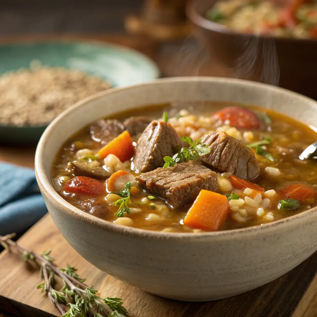 Beef & Barley Soup