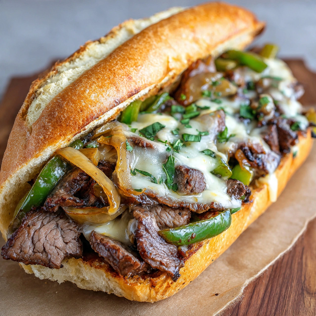 Philly Cheese Steak Sandwich