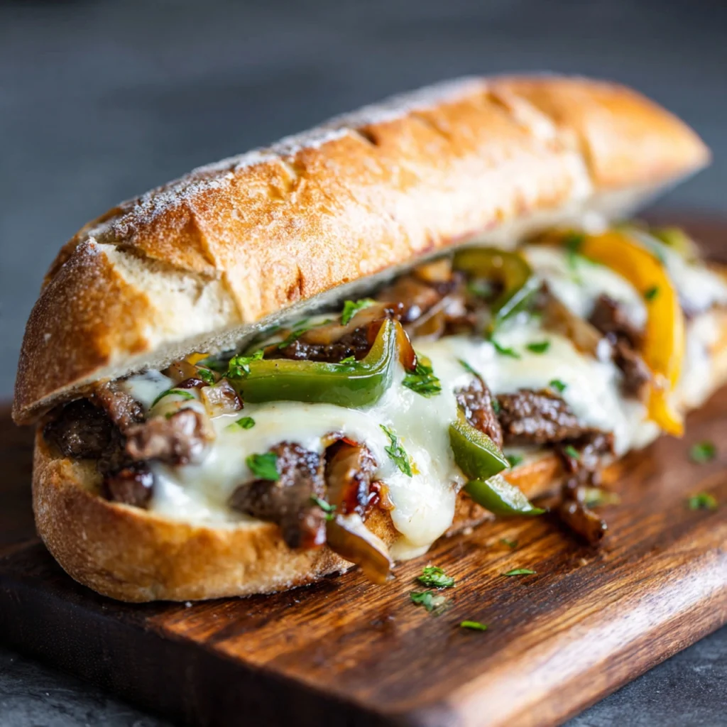 Philly Cheese Steak Sandwich