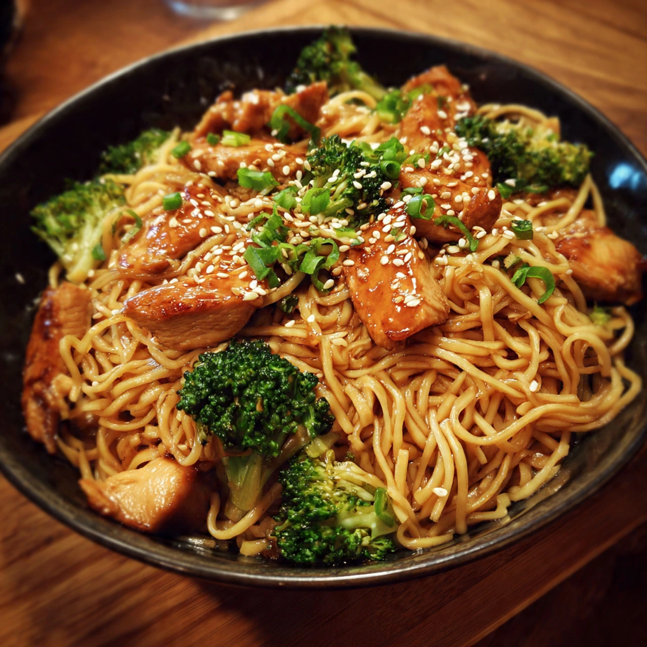 Chicken Teriyaki Noodles Stir Fry
