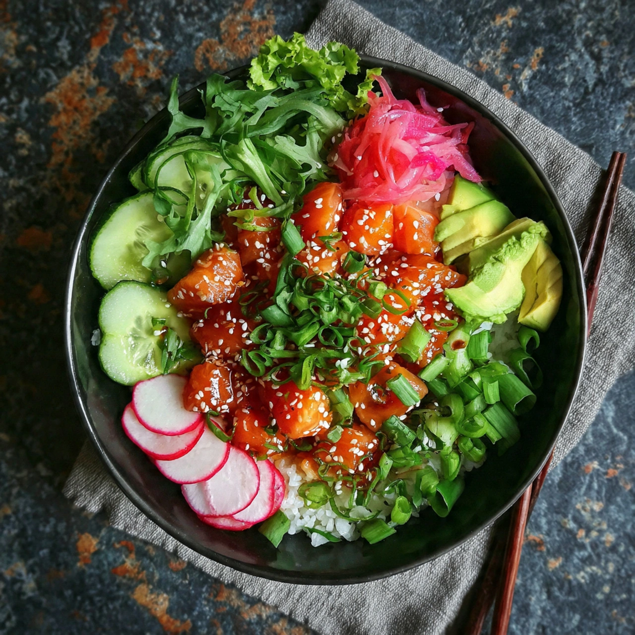 Salmon Poke Bowl