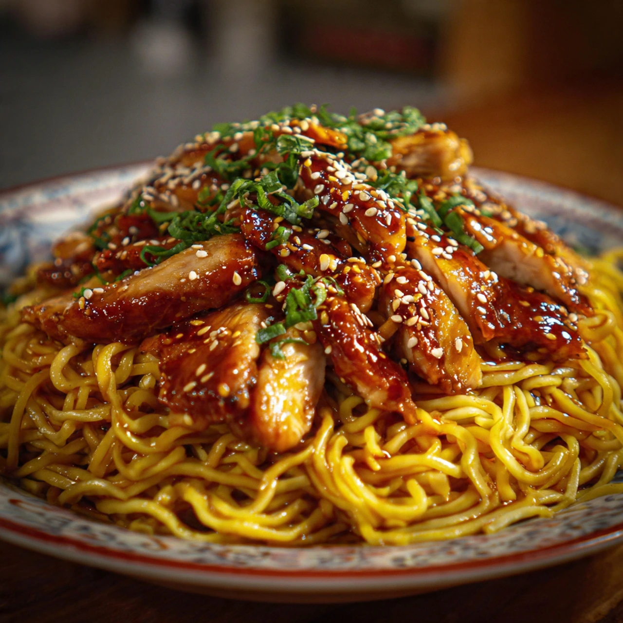 Chicken Teriyaki Noodles
